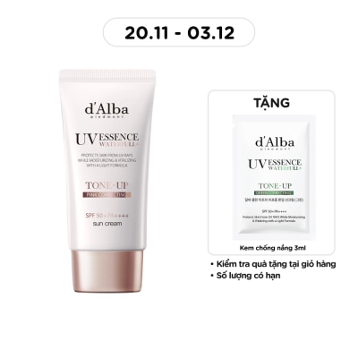 D'ALBA Kem Chống Nắng Nâng Tông d'Alba Waterfull Tone-Up Sun Cream SPF50 + PA ++++ 50ml