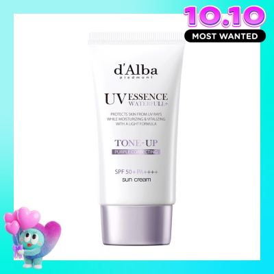 D'ALBA Kem Chống Nắng Nâng Tông (Tím) d'Alba Waterfull Tone Up Sun Cream SPF50 + PA ++++ (Purple) 50ml image