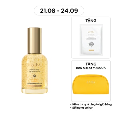 D'ALBA Tinh Chất d'Alba Dưỡng Trắng Da Vita Toning Capsule Serum 50ml
