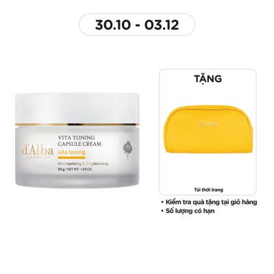 D'ALBA Kem Dưỡng Trắng Da d'Alba Vita Toning Capsule Cream 55g