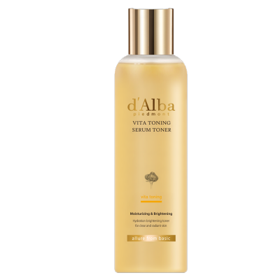 D'ALBA Toner d'Alba Cải Thiện Lỗ Chân Lông, Dưỡng Ẩm Vita Toning Serum Toner 180ml