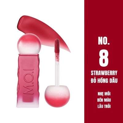 Son Môi M.O.I Cotton Candy #8 Strawberry Đỏ Hồng Dâu 4g