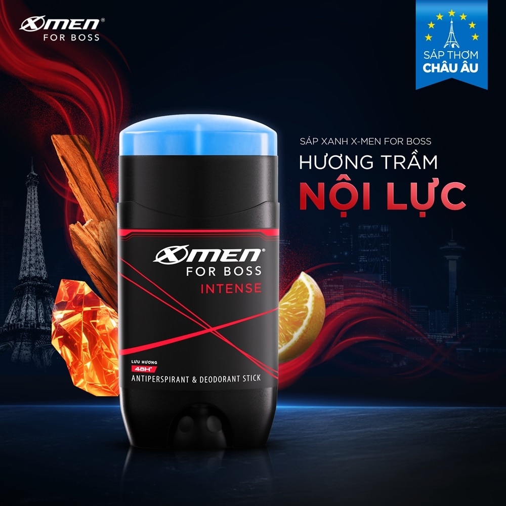 Xmen For Boss Intense Antiperpirant & Deodorant Stick 80g