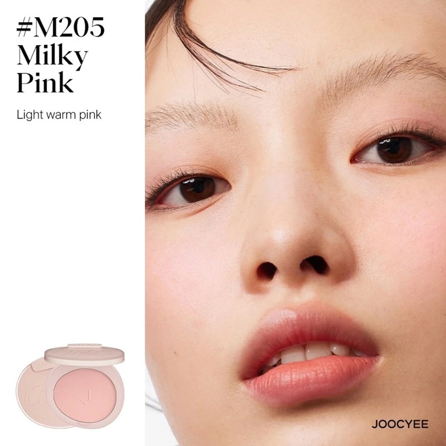 Phấn Má Hồng Joocyee Blush 4g .#M205 Milky Pink