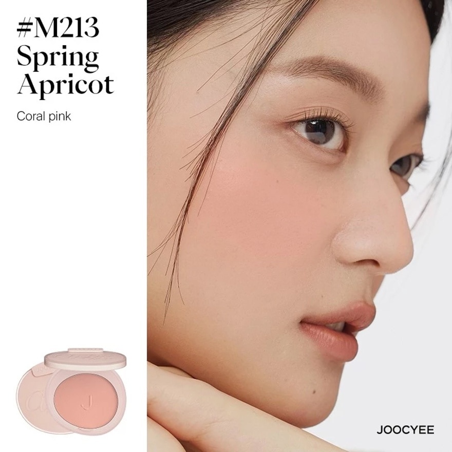Phấn Má Hồng Joocyee Blush 4g .#M213 Spring Apricot