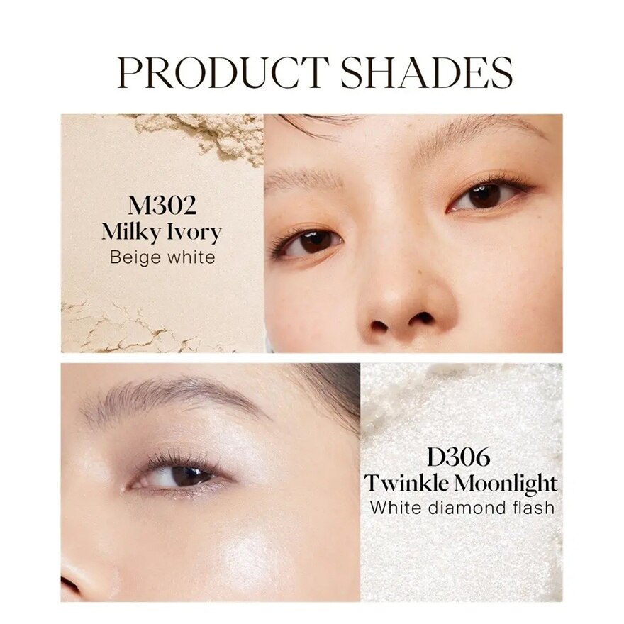 Phấn Bắt Sáng Joocyee Highlighter 4.3g .#M302 Creamy Ivory