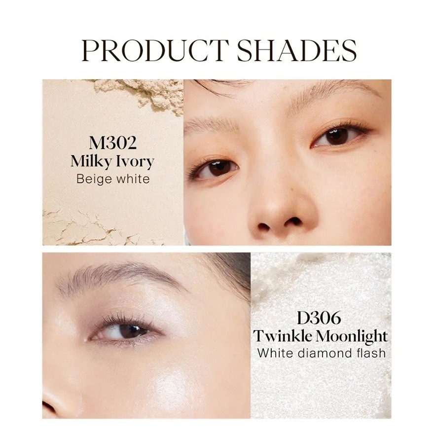 Phấn Bắt Sáng Joocyee Highlighter 4.3g .#M302 Creamy Ivory