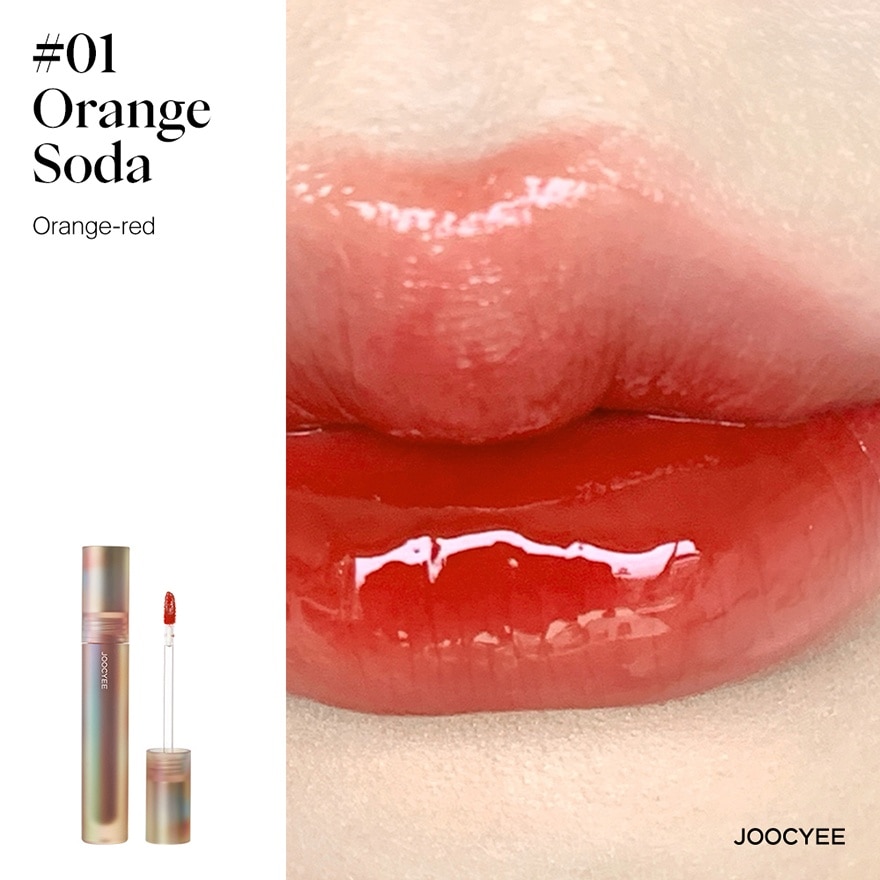 Son Kem Bóng Joocyee Glazed Lipgloss 3.2g .#01 Orange Soda