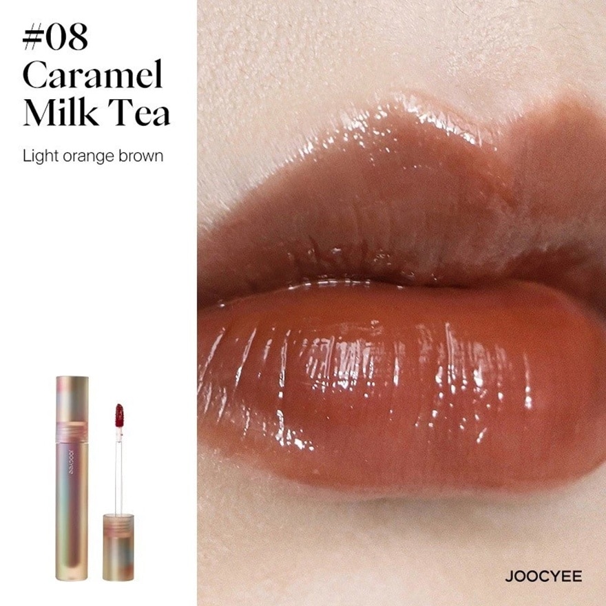 Son Kem Bóng Joocyee Glazed Lipgloss 3.2g .#08 Caramel Milk Tea