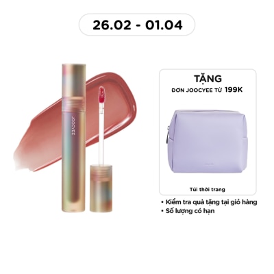 JOOCYEE Son Kem Bóng Joocyee Glazed Lipgloss 3.2g .#08 Caramel Milk Tea