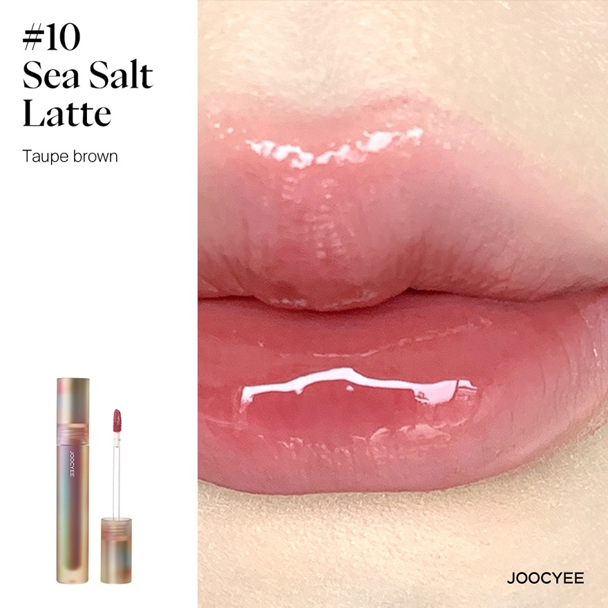 Joocyee Glazed Lipgloss 3.2g .#10 Sea Salt Latte