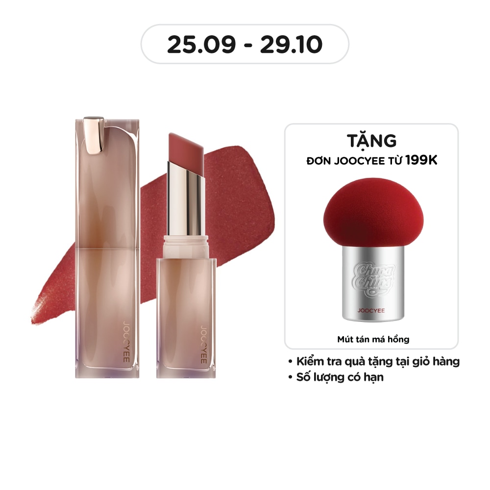 Son Thỏi Mịn Lì Joocyee Muddy Rouge 3.2g .#113 Rain Soaked Sawthorn
