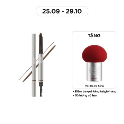 JOOCYEE Chì Kẻ Mày Joocyee Hexagonal Eyebrow Pencil 6g .#02 Dark Brown Nâu Đậm