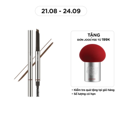 JOOCYEE Chì Kẻ Mày Joocyee Hexagonal Eyebrow Pencil 6g .#02 Dark Brown Nâu Đậm