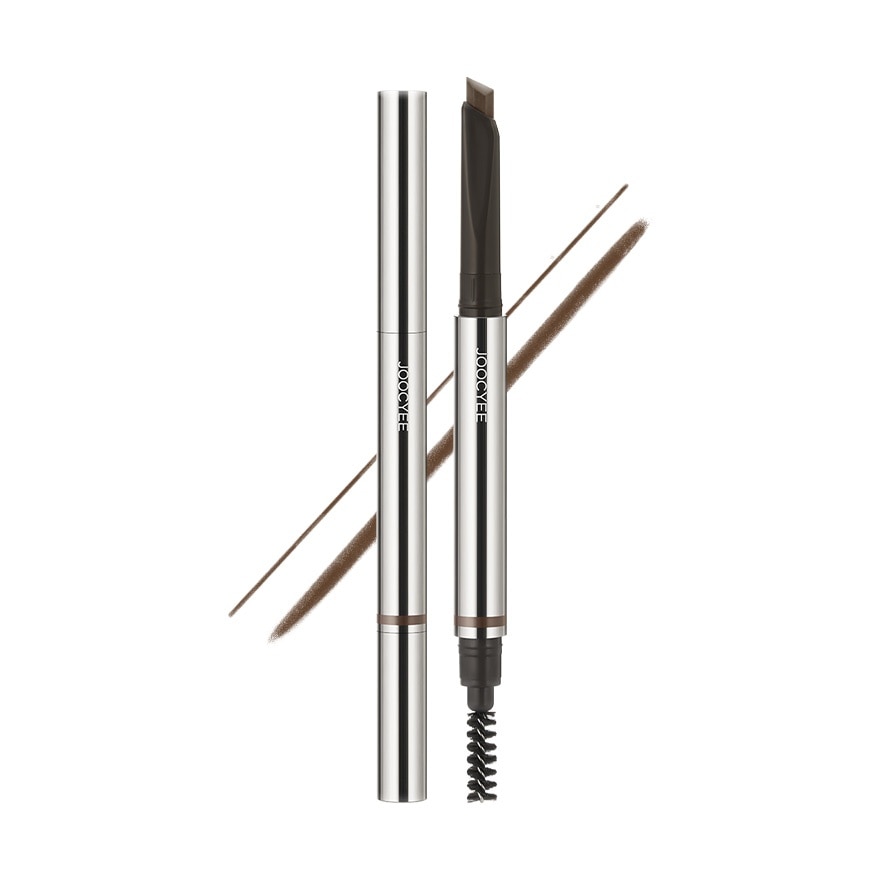 Chì Kẻ Mày Joocyee Hexagonal Eyebrow Pencil 6g .#02 Dark Brown Nâu Đậm