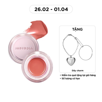 JUDYDOLL - Son & Má Hồng Kem Đa Năng Judydoll Watery Multiuse Color Balm 6g .#W01 Nâu Quế Trầm