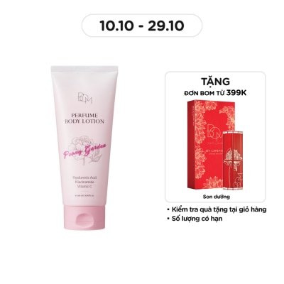 BOM Dưỡng Thể Hương Nước Hoa BOM Peony Garden Perfume Body Lotion 200ml