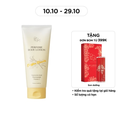 BOM Dưỡng Thể Hương Nước Hoa BOM Chiffon Vanilla Perfume Body Lotion 200ml