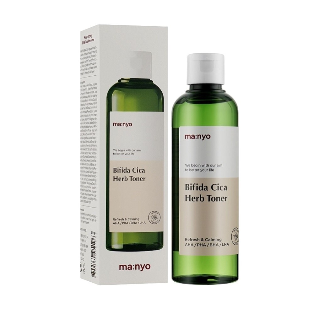 Nước Hoa Hồng ma:nyo Bifida Cica Herb Toner 210ml
