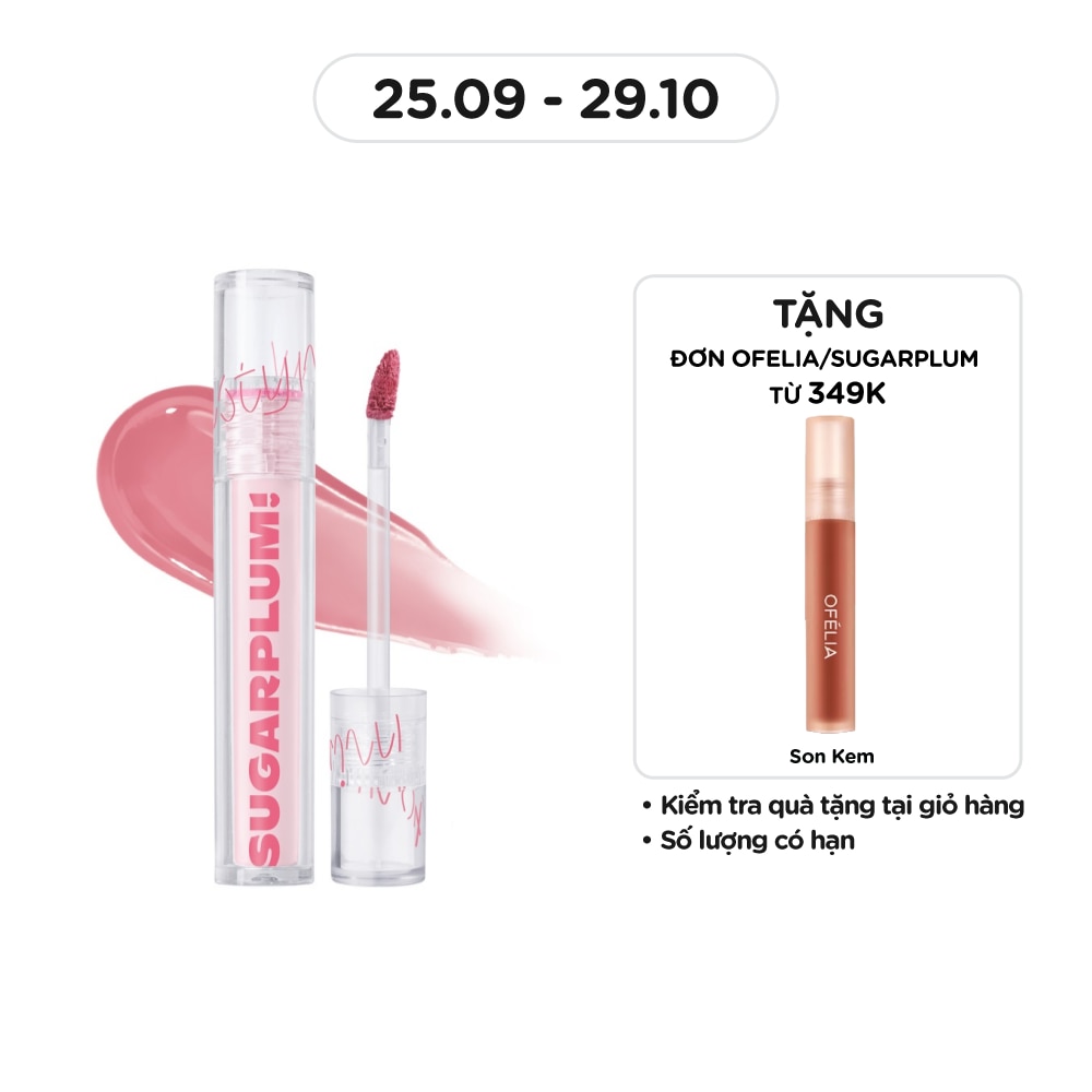 Son Tint Nước Sugarplum Mistynow Blurring Tint 3.8g .#13 Delulu Hồng Khô