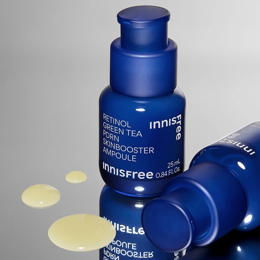 Tinh Chất innisfree Căng Bóng, Đàn Hồi Retinol Green Tea PDRN Skinbooster Ampoule 25ml