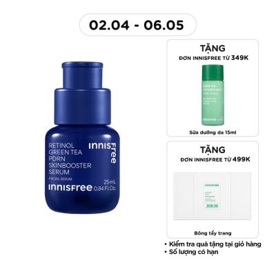 INNISFREE - Retinol Green Tea PDRN Skinbooster Ampoule 25ml