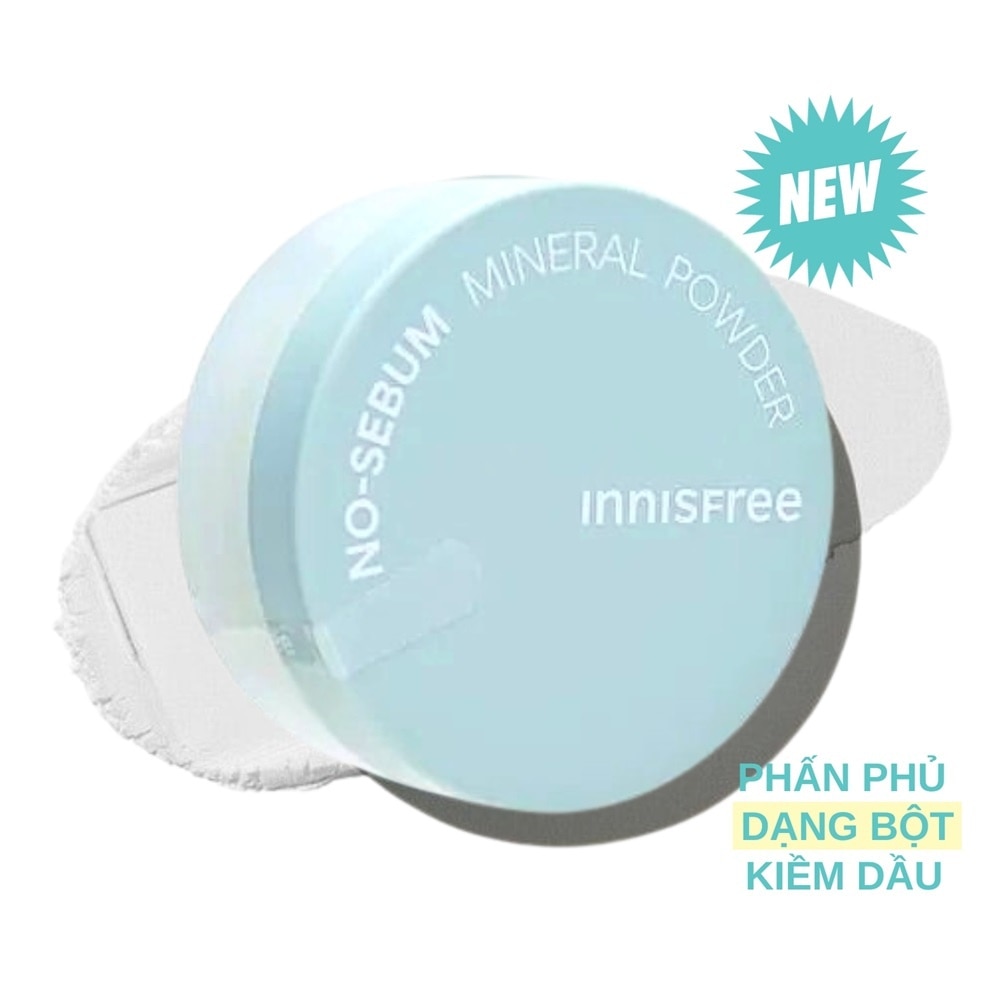 Phấn Phủ Dạng Bột innisfree No-Sebum Mineral Powder 5g
