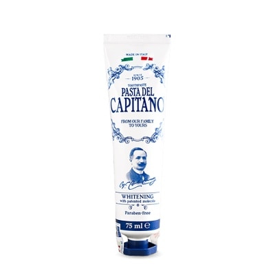 PASTA DEL CAPITANO Kem Đánh Răng Pasta Del Capitano 1905 Làm Trắng Răng Whitening Toothpaste 75ml