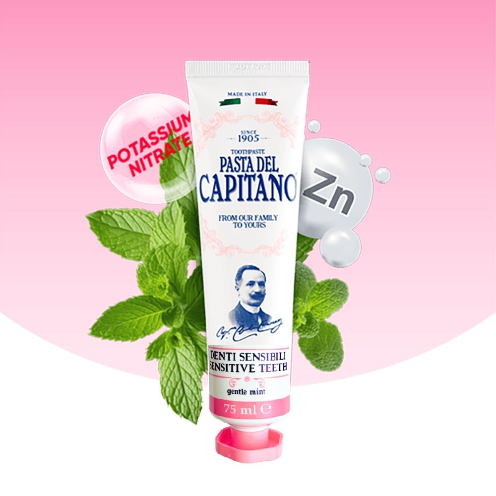 Kem Đánh Răng Pasta Del Capitano 1905 Cho Răng Nhạy Cảm Sensitive Toothpaste 75ml