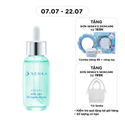 SENKA - Tinh Chất Dịu Nhẹ Cho Da Mụn Senka Acne Care 3X Repair Serum 30ml