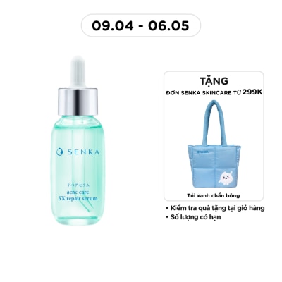 SENKA - Tinh Chất Dịu Nhẹ Cho Da Mụn Senka Acne Care 3X Repair Serum 30ml
