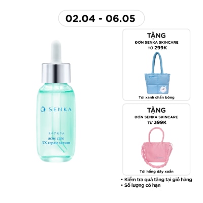 SENKA - Tinh Chất Dịu Nhẹ Cho Da Mụn Senka Acne Care 3X Repair Serum 30ml