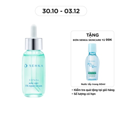 SENKA Tinh Chất Dịu Nhẹ Cho Da Mụn Senka Acne Care 3X Repair Serum 30ml
