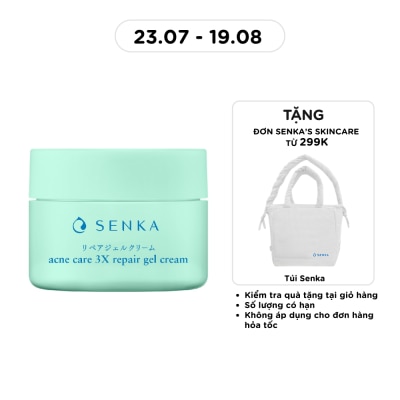 SENKA - Kem Dưỡng Cho Da Mụn Senka Acne Care 3X Repair Gel Cream 50g image