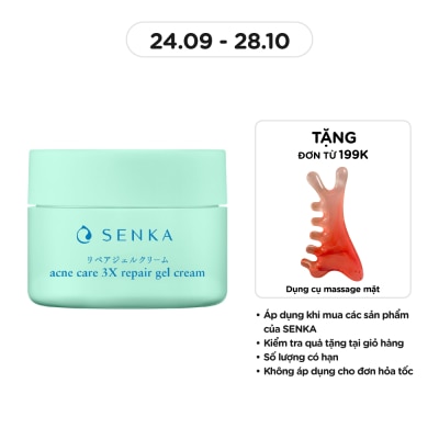 SENKA Kem Dưỡng Cho Da Mụn Senka Acne Care 3X Repair Gel Cream 50g image