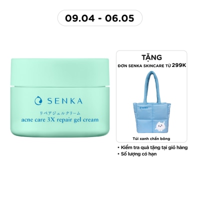 SENKA - Kem Dưỡng Cho Da Mụn Senka Acne Care 3X Repair Gel Cream 50g