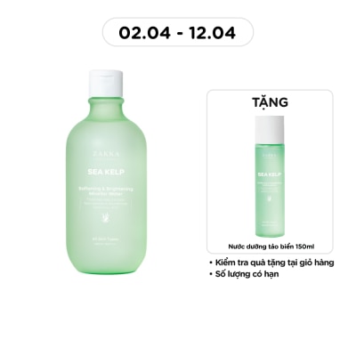 ZAKKA NATURALS - Sea Kelp Softening & Brightening Micellar Water 500ml
