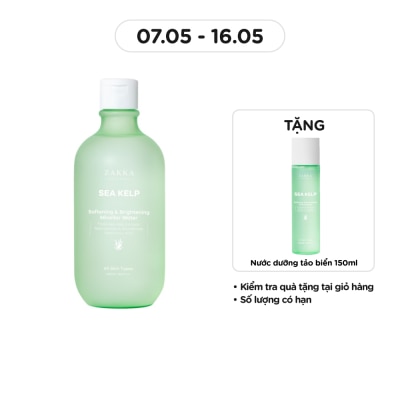 ZAKKA NATURALS - Sea Kelp Softening & Brightening Micellar Water 500ml