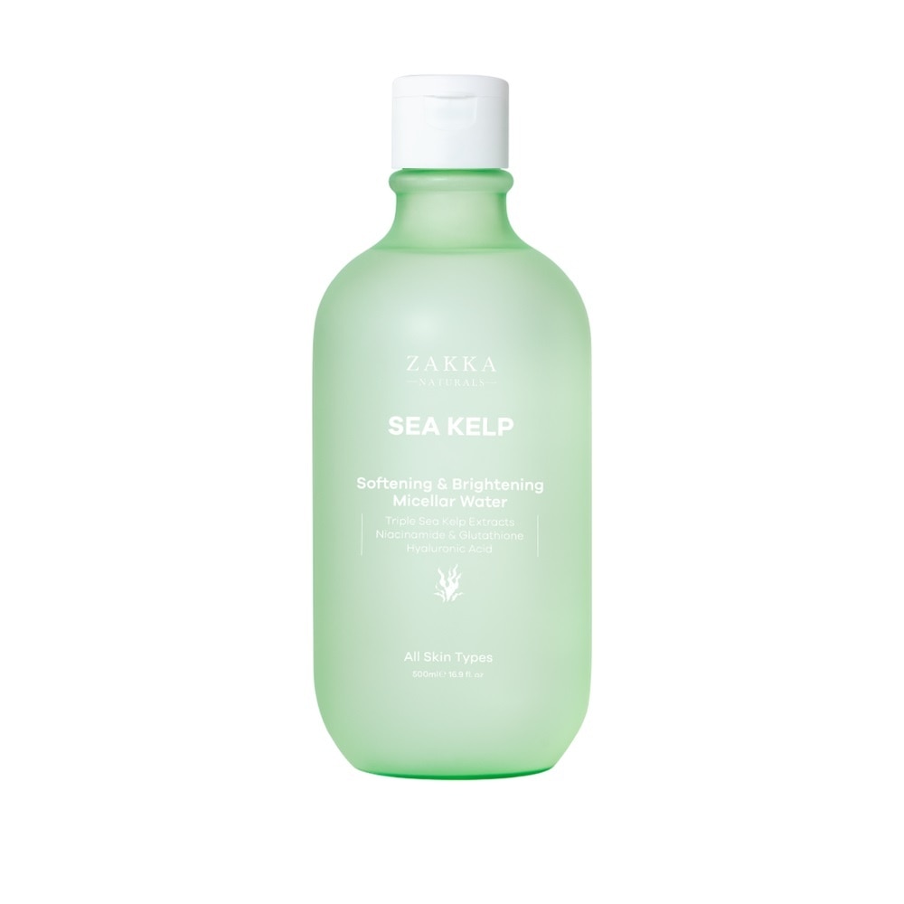 Nước Tẩy Trang Zakka Naturals Tảo Biển Sea Kelp Softening & Brightening Micellar Water 500ml