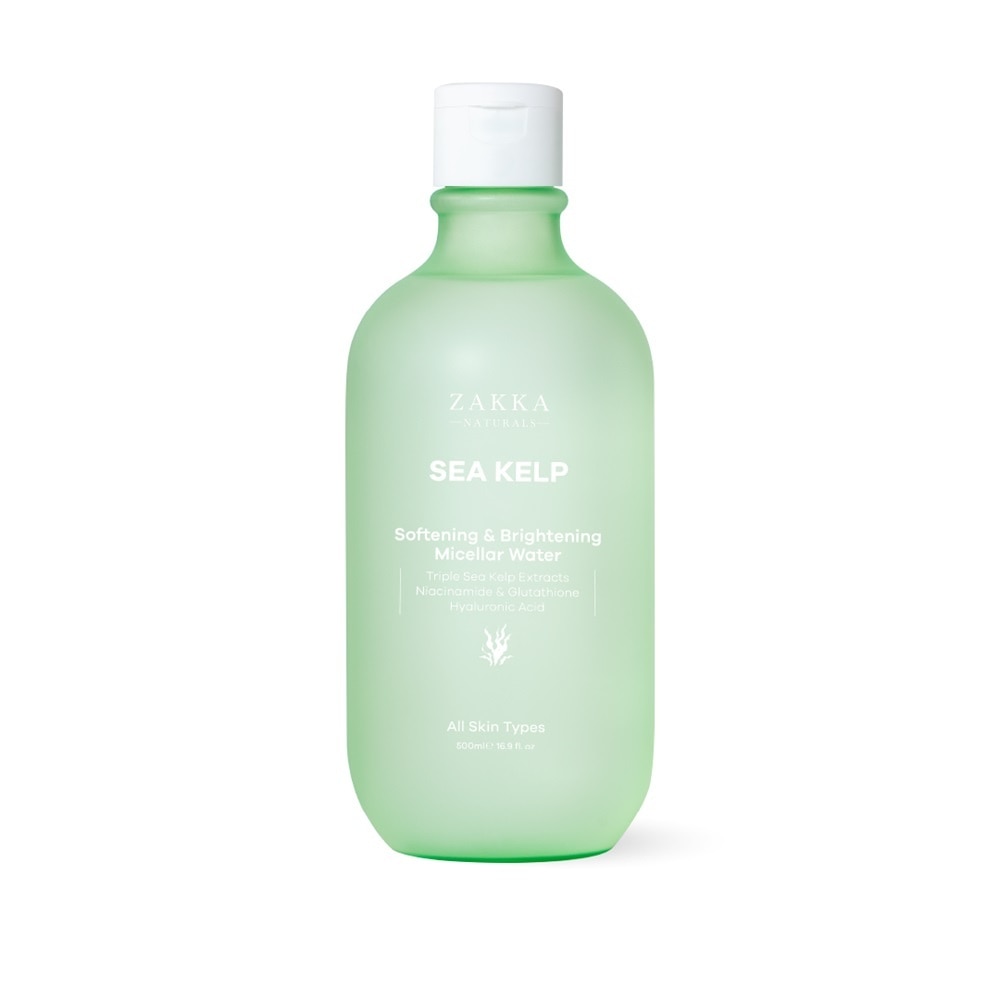 Nước Tẩy Trang Zakka Naturals Tảo Biển Sea Kelp Softening & Brightening Micellar Water 500ml