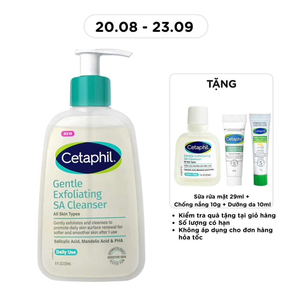 Sữa Rửa Mặt Cetaphil Gentle Exfoliating SA Cleanser 236ml image