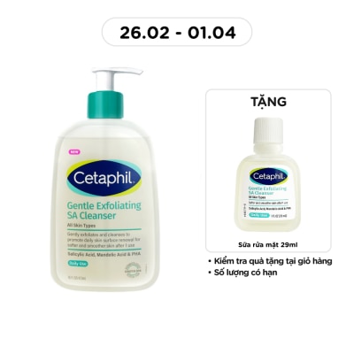 CETAPHIL - Gentle Exfoliating SA Cleanser 473ml