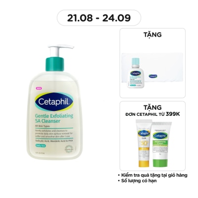 CETAPHIL Sữa Rửa Mặt Cetaphil Gentle Exfoliating SA Cleanser 473ml