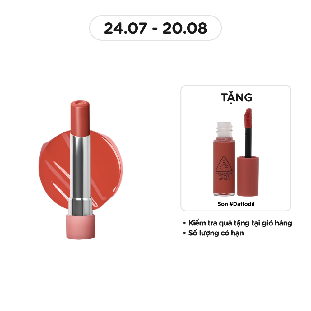 3CE 3CE Glazy Lip Glow 5g .#33 Cool Sweetie