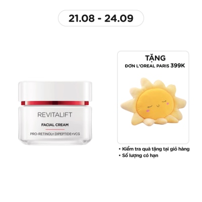 L'OREAL PARIS Kem Dưỡng Ban Ngày L'Oréal Paris Căng Sáng Và Tươi Trẻ Làn Da Revitalift Advanced Facial Cream 50ml