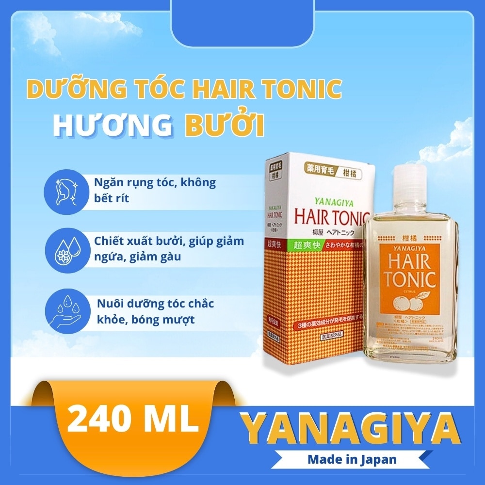 Sản Phẩm Dưỡng Tóc Yanagiya Hair Tonic (Citrus)