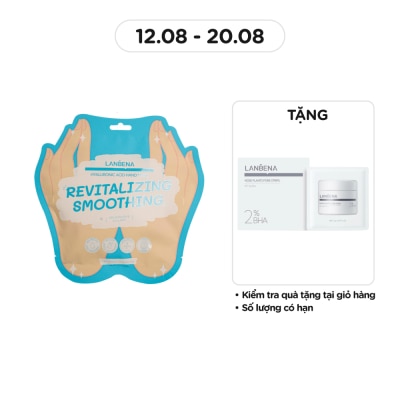 LANBENA Mặt Nạ Tay Lanbena Dưỡng Ẩm Da Hyaluronic Acid Hand Mask 1 Đôi
