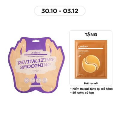 LANBENA Mặt Nạ Tay Lanbena Làm Mờ Nếp Nhăn Nourishing Hand Mask 1 Đôi