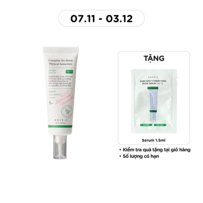 AXIS-Y Complete No-Stress Physical Sunscreen SPF50+ PA++++ 50ml