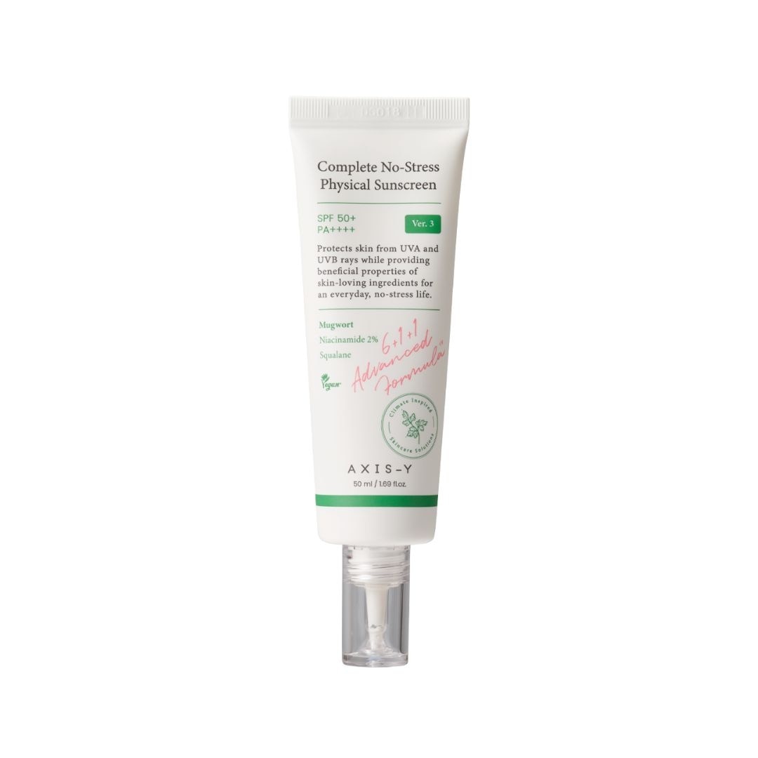 AXIS-Y Complete No-Stress Physical Sunscreen SPF50+ PA++++ 50ml